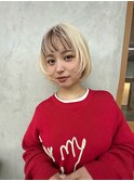 ケアブリーチ×バングカラー