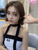 ルームバイシー 新宿(Loom. by Sea)&nbsp;ワイドバング×外はねボブ[韓国/イメチ