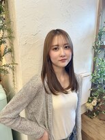 リル(Lilou) シースルーバング、ナチュラルレイヤー
