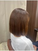 切りっぱなしボブ