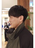 メンズショートヘア 簡単スタイリング  大人のメンズヘア 銀座