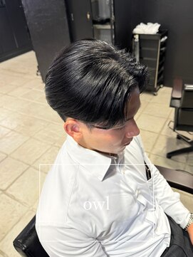 アウル 心斎橋(owl) センターパート/ニュアンスパーマ/メンズパーマ/メンズカット