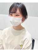 【太田達朗】ナチュラルショート/インナーカラーペールピンク