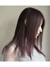 《白髪ぼかし》ぼかしハイライト+イノアカラー+シャンプー　M　￥14300