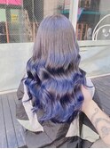 イメチェン/ネイビーブルー/フルバング/似合わせカット/溝ノ口駅