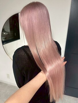 フリーク(FLEEK) レイヤーカット髪質改善ダブルカラーブリーチ