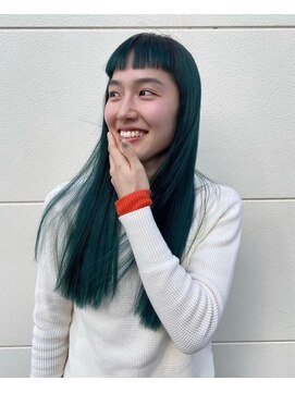 ヌイヘアー(nui hair) ブルーグリーン