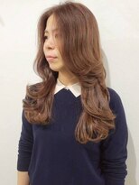 ビバラヘアー(VIVA LA HAIR)&nbsp;韓国風ヘア　韓国風巻き ベージュカラー 顔周りカット