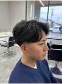 毛流れセンターパート