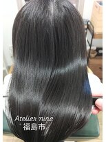 ヘアアトリエ ナイン 岡部店(hair atelier nine) イメチェン/ピンクベージュ/アンブレラカラー/前髪/福島市