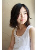 【TonukoaRua】ボブとグレージュの抜け感スタイル