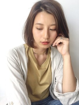 エミス バイ メルト 吉祥寺(emis by melt) 【emis】ツヤ感 まとまる 大人ナチュラルストレートボブ20代30代