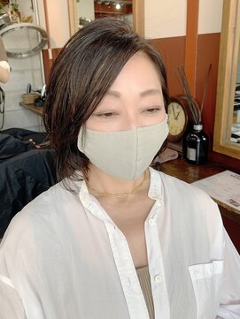 ルーファス 恵比寿 渋谷(Ruufus) 40代50代前下がりボブ【Ruufus恵比寿渋谷】315b