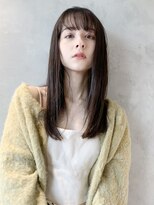 アイティー バイ アルバム 浦和店(IT by ALBUM)&nbsp;ナチュラルストレート_エアリーミディショートパーマ_78079