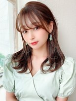 ラルユー 金山(LallYou)&nbsp;前髪パーマ/ショコラベージュ/ボブルフ/カール/ベビーバング