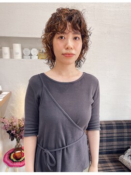 サン 鎌倉長谷(3.) 3.オリジナルパーマ パーマ 癖毛風パーマ