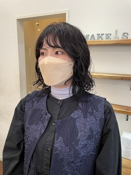 メイクス 表参道(MAKE'S omotesando) 【石垣】ミディアム/ウルフパーマ