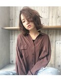 大人ミディアムレイヤースタイル