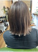 癖ありでもできる、切りっぱなしボブ