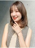 大人可愛いレイヤーミディ/20代30代40代/小顔/似合わせ