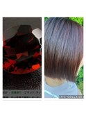 宝石カラーand切りっぱなしボブ【沼津/沼津駅】