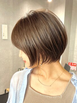 プルーヴ 秋葉原(prove) 30代40代大人女性/前髪なしショートボブ/ショートヘア/髪質改善