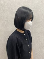 ヘアサロン ドットプラス 町田店(dot. plus)&nbsp;【中西里美】ボブ×黒髪