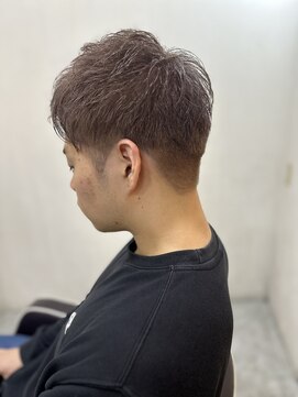 ソイクフ(SOY KUFU) MEN’S HAIR マッシュパーマアッシュブラックカルマパーマ