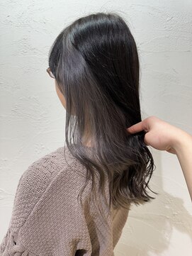 アジールヘア 池袋東口店(agir hair) 20代30代大人かわいいイルミナシルバーグレーインナーカラー池袋