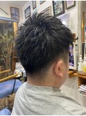 ツーブロツンツン