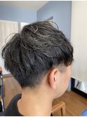 ツーブロショート