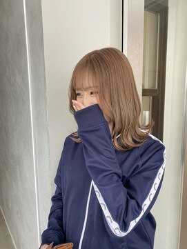 カノンヘアー(Kanon hair) ミルクティーベージュ　ダブルカラー　ベージュカラー