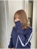 ミルクティーベージュ ダブルカラー ベージュカラー