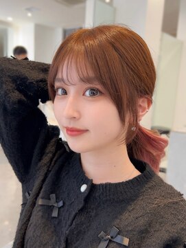 シティーバイローウェ 表参道(City/louwe) 小顔見せ顔まわり/フェイスレイヤー/アッシュベージュ