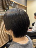 【ショートスタイル】黒髪/小顔/ワンレン