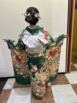 ビューティーサロン カワチ 中庄駅前店(Beauty Salon KAWACHI) 2025　成人の祝い