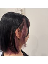 ヘアーマルシェ(hair marche)&nbsp;インナー×ピンク