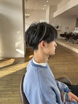 コワファースト 別府 ハンサムショート×ハイライト