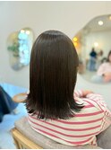 艶髪ショコラグレージュ/髪質改善ケアカラー