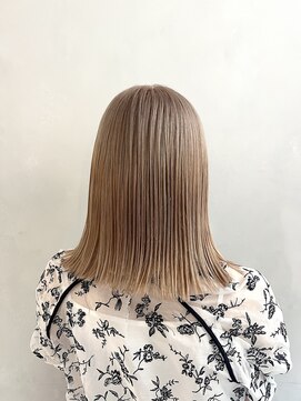 マスカリ(muscali) #丸型#ホワイトグレージュ#ミニウルフ#チェリーブラウンa73