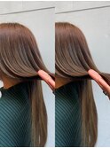 酸性ストレート×カラー【表参道　青山　髪質改善】