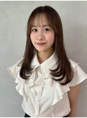 ワンカールレイヤー/レイヤーカット/顔まわりレイヤー