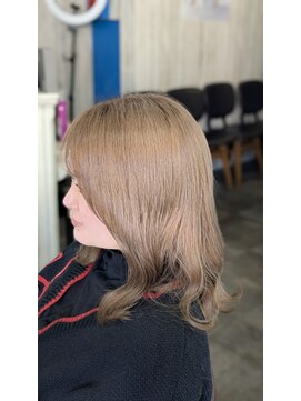 ヘアリゾートエーアイ 浅草店(hair resort Ai) セミディ+シルキーベージュ