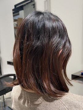 フリック 京都河原町店(FLICK) ★大人可愛いショートレイヤー/ダークグレー/脱白髪染め