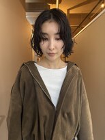 モクレン(mokuren.) レイヤーbobパーマ