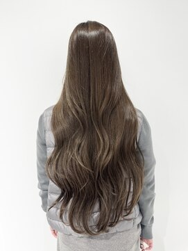 ムード(MOOD,) イメチェン/ピンクベージュ/アンブレラカラー/前髪/銀座駅