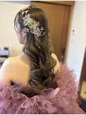 ウェディングヘアセット