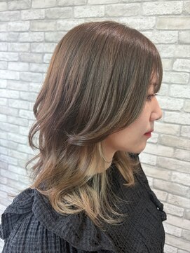 ヘアーアンドアイラッシュ ビス 下曽根店(Bis!) ウルフレイヤースタイル