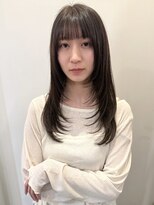 ドルセプラタ(Dulce plata) 【kaN.】ミディアムレイヤー×顔周りレイヤー×ベージュカラー