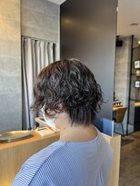 グータン(GOUTAN) ショート×スパイラルパーマ